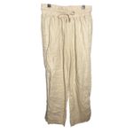 Quince  100% European Linen Wide Leg Pants Medium Tan Flax Pull On Photo 6