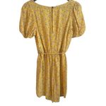 American Eagle Women Romper M Wrap Ditsy Floral Cottage Boho Fairy Y2K Retro Yellow Size M Photo 2