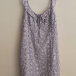 Storia  Lavender Floral Ruffle Mini Dress Large Photo 4