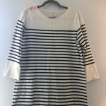Anthropologie Dress Allihop Belmont Button Striped Sailor Dress Sz M EUC Photo 1