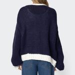 Edikted contrast chunky knit cardigan Photo 1