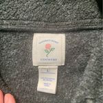 Victoria's Secret Vintage Victoria’s Secret Country Gray Quarter Zip Fleece Sweater L Photo 3