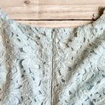 Loft Light Blue Crochet Lace Sleeveless Sheath Dress Size 14 Petite Photo 7