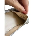 DKNY Metallic Leather Platform Espadrilles Sandals Size 10 Photo 5