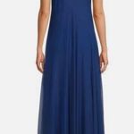 Johnny Was  Blue Maxi Dress with Floral Embroidery Photo 3