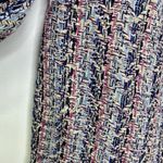 Summer Of Love Womens Embellished Tweed Blazer Jacket Size S Career Office Pink Photo 3