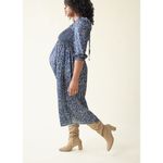 Ingrid And Isabel Ingrid + Isabel The Breeze Maternity Midi Dress Blue XS Photo 10