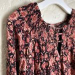 Buckle Black Womens XL long sleeved blouse v neck Red Photo 4