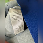 Anthropologie NWT The Joss Faux Leather Bucket Tote w/ Mini Pouch - blue - ALL Photo 9