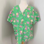Warner Brothers Warner Bros Tweety ' Season Tweetings' Scrub Top~XL Photo 0
