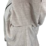 Lane Bryant Light Gray Long Sleeve Peplum Blazer Photo 10