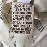 Lela Rose Women’s Taupe and Black Embroidered Top Silk Lined Dress Size 6 Photo 11