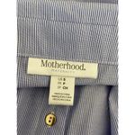 Motherhood Maternity  3/4 Sleeve Cold Shoulder Button Front Blouse Size Small Top Photo 8