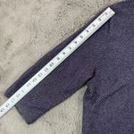 Chico's  Easywear Purple Metallic Knit Cowl Neck 3/4 Sleeve Pullover‎ Top Size XL Photo 4