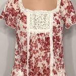 Denim & Supply Ralph Lauren New. Floral semi sheer top. NWOT Photo 0
