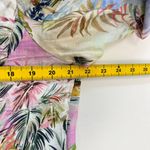 Johnny Was  Linen Tropical Palm Blazer Floral Embroidered Boho Jacket Size S Photo 13