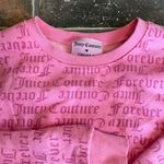 Juicy Couture Forever 21 Crop Sweatshirt L Pink Long Sleeve Drawstring Casual Photo 5