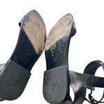 Alexander Wang  Alec Ankle Cuff Black Leather flat sandals 39.5 US 8.5 Photo 7