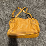 The Sak  Stylish CAMEL Leather Tote Bag Photo 5