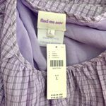 Anthropologie NWT Find Me Now Liljana Babydoll Blouse Lilac L Photo 7