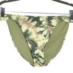 Aerie  Green Abstract Print Bikini Bottoms NWTT Size Large Full Coverage Bottoms Photo 0