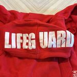Lifeguard  Women’s Red Hooded Miami Beach Sweatshirt Photo 6
