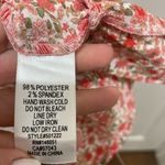 Monteau  Coral Floral Smocked Mini Dress Photo 7