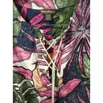 Tommy Bahama  Women's S Remy‎ Retro Linen LaceUp Dress Tunic Mini  Floral Pockets Photo 1