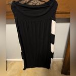 Black and White Chevron Maxi Swim Coverup Size XXL Photo 1