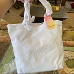 Stoney Clover Lane  target white terry cloth beach tote bag brand new with tags Photo 1