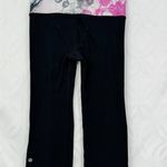 Lululemon  Tadasana Slit Crop Yoga Black‎ Legging Size 4 Photo 4