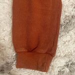 Waffle Joggers Burnt Orange Size XS Photo 2