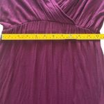 Cantata Burgundy Maxi Dress‎ Short Sleeve Surplice Neck Casual Everyday Red Size undefined Photo 7