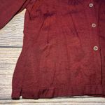 Caribbean Joe VTG 90s‎  Red Palm Tree Print Button Down Shirt Womens XL Blouse Photo 6