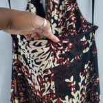 Scarlett  Women's Earth Tone Halter Floral Wrap Dress 14 Photo 4