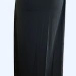 Black maxi skirt with two front slits Size Small Photo 0