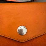Rag and Bone  Orange Suede & Leather Chain Crossbody Wallet Bag Photo 4