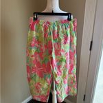 Lilly Pulitzer Vintage Floral Print Cropped Pants Photo 2