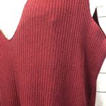 Nordstrom Rack NWT Dual Nature ribbed dress in wine from size large Photo 5