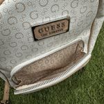 Guess  Faux Leather‎ Mini Backpack Brown And Cream Barely Used Photo 4
