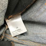 ETIENNE MARCEL Skinny Jeans Women 24 Blue Bleach Dip‎ Cuff Distressed Photo 5