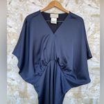 BHLDN Anthropologie Amelia Deep-V Satin Maxi Dress size 22 W Photo 4