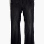 Madewell | Cali Demi-Boot Jeans in Berkeley Black: Chewed-Hem Edition Size 25 Photo 0