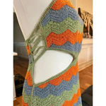 ZARA  chroched mini dress limited edition womens size medium Photo 9