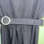 Vintage black dress with belt Melissa Petites • modest dress • black wedding Photo 3