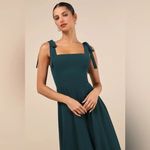 Lulus Love Me Forever Emerald Green Tie Photo 2