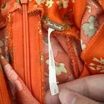 Free People NWT  It Takes Two Floral Print V-Neck Open Back Dress Photo 7