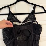 Dreamgirl  Black Lace Semi Sheer Dress Photo 3