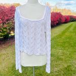 Hollister Crochet Long Bell Sleeve Jumper Sweater Photo 2