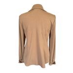 Royal Robbins tan long sleeve collared ponte zip shirt UPF50 size small Photo 3